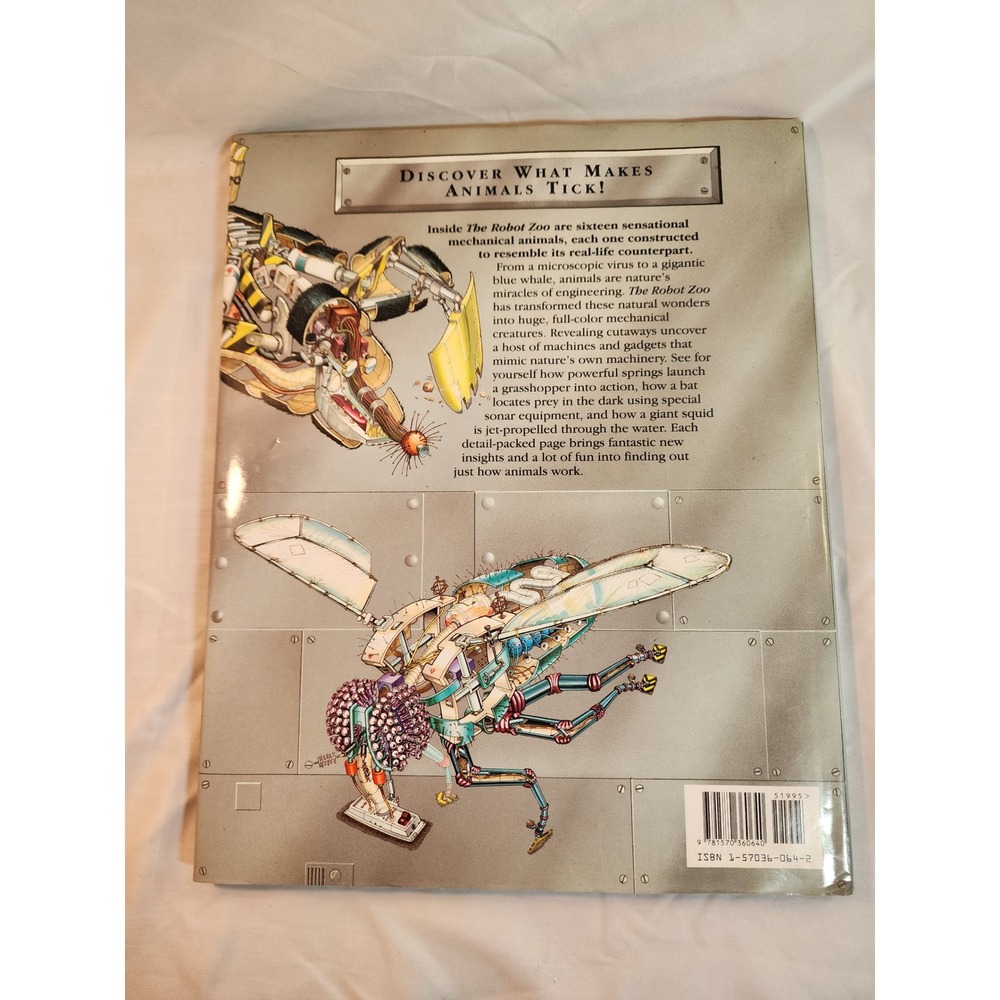 The Robot Zoo A Mechanical Guide to the Way Animals Work Hardcover John Kelly - Picture 3 of 6